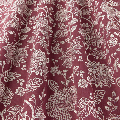 ILIV Remy Raspberry Fire Retardant Curtains wavy