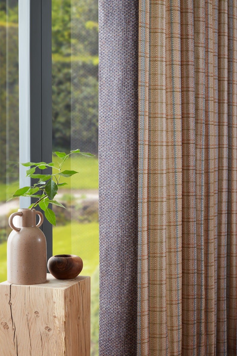 ILIV Sanchita Oatmeal Fire Retardant Curtains lifestyle