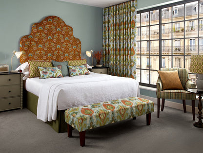 ILIV Sanchita Papaya Fire Retardant Curtains lifestyle