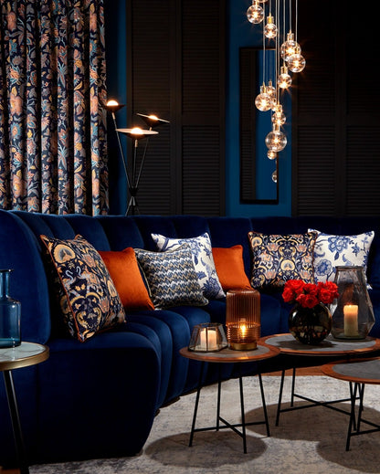 ILIV Sanchita Sapphire Fire Retardant Curtains lifestyle