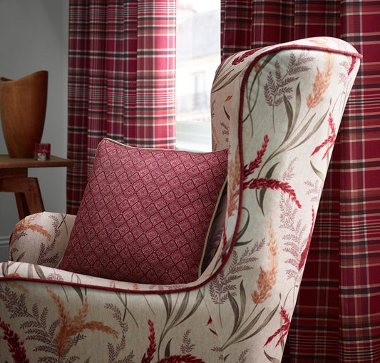ILIV Susanna Garnet Fire Retardant Curtains lifestyle