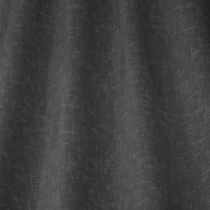 ILIV Twilight Charcoal Fire Retardant Curtains wavy