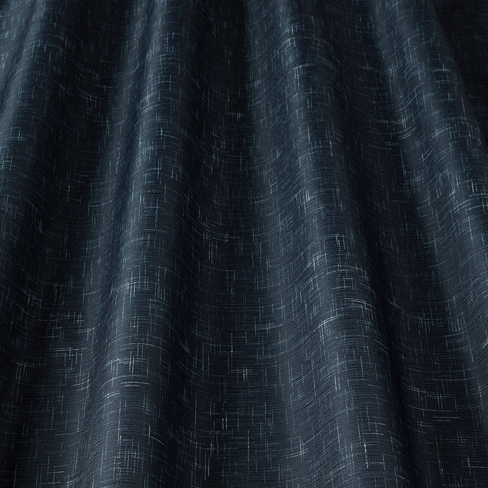 ILIV Twilight Navy Fire Retardant Curtains wavy