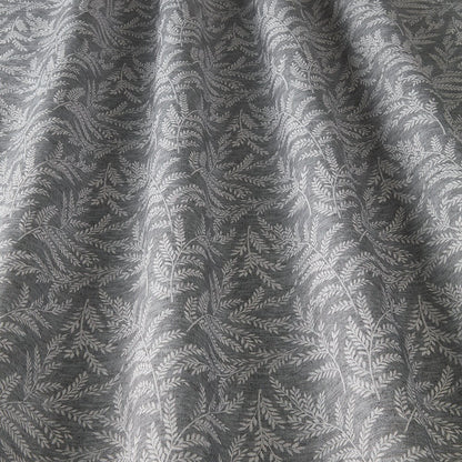 ILIV Zinnia Graphite Fire Retardant Curtains wavy