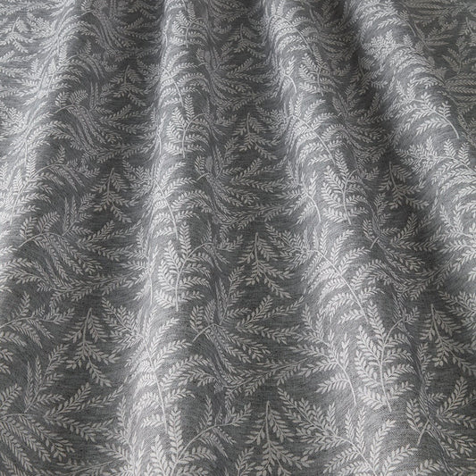 ILIV Zinnia Graphite Fire Retardant Curtains wavy