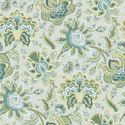 Edmund Bell Imari Aloe Vera Fire Retardant Curtain Fabric