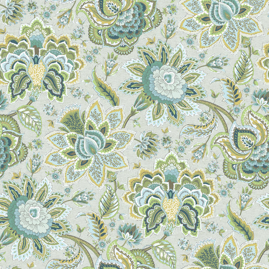 Edmund Bell Imari Aloe Vera Fire Retardant Curtain Fabric
