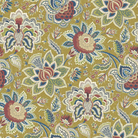 Edmund Bell Imari Antique Fire Retardant Curtain Fabric