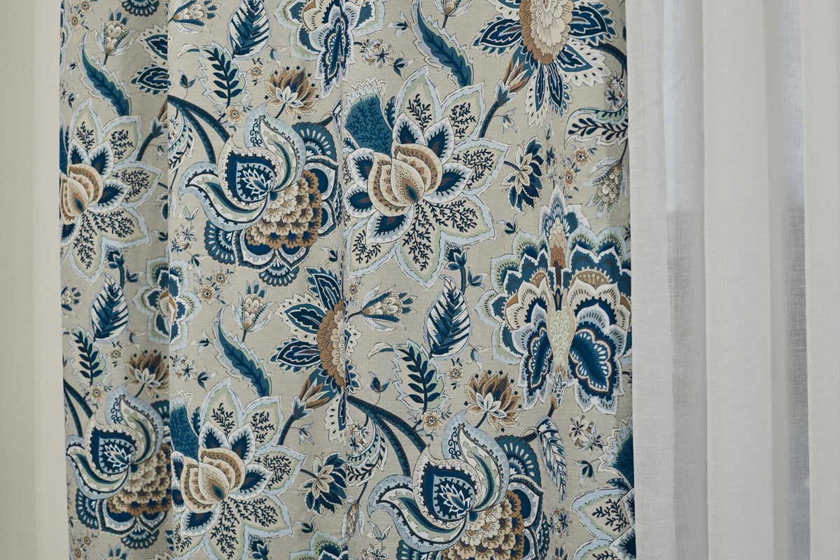 Edmund Bell Imari Fire Retardant Curtains Lifestyle