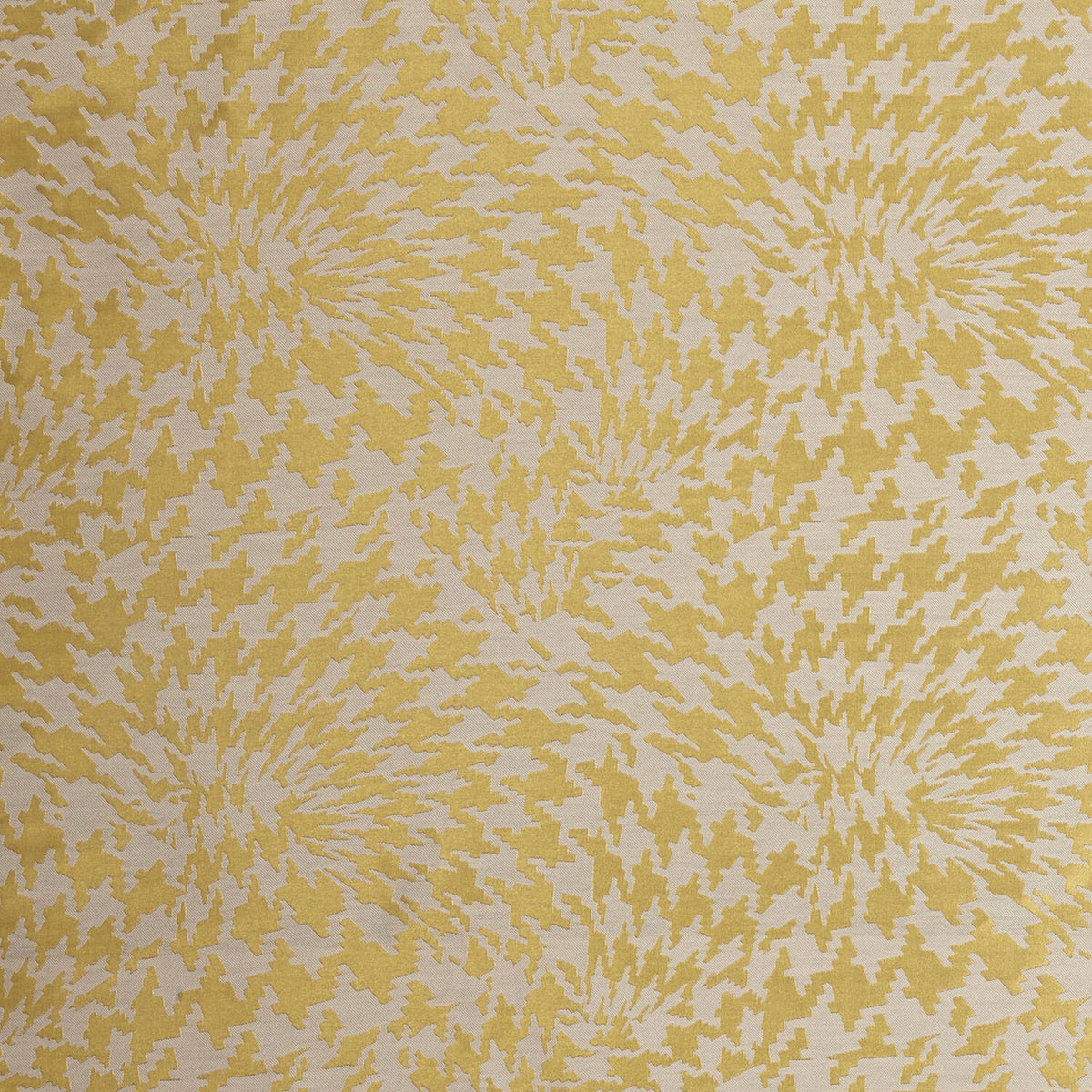 Edinburgh Weavers Jigsaw Mustard Fire Retardant Curtains