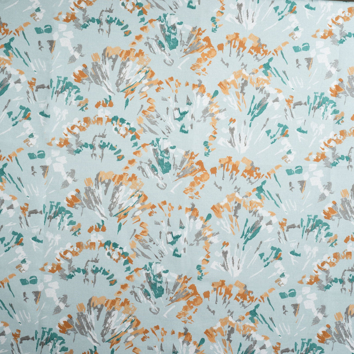 KAI Contract Hanson Teal Fire Retardant Curtains