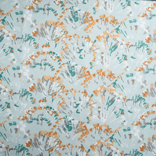 KAI Contract Hanson Teal Fire Retardant Curtains
