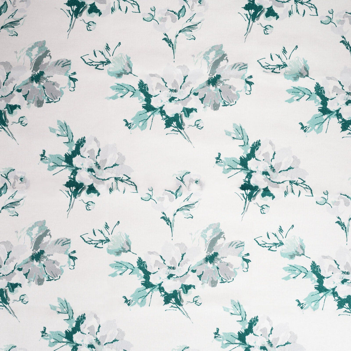 KAI Contract Rosalind Teal Fire Retardant Curtains
