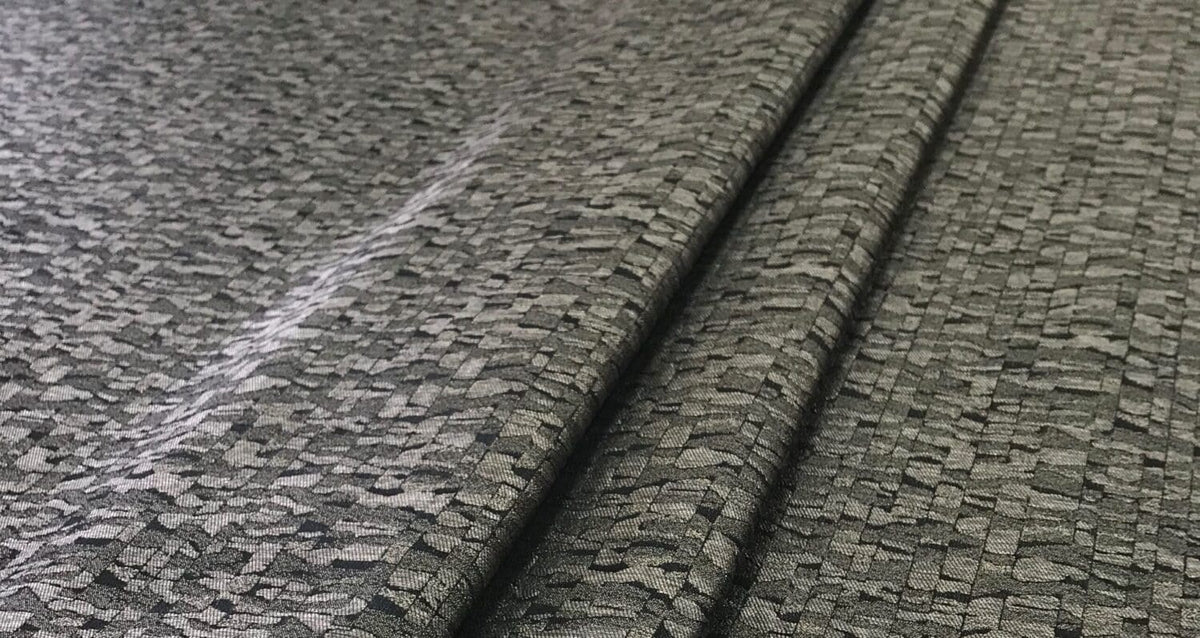 Edinburgh Weavers Klee Charcoal Fire Retardant Curtains