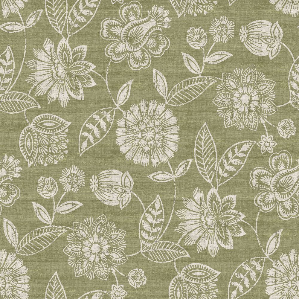 Edmund Bell Knightsbridge Fern Fire Retardant Curtains