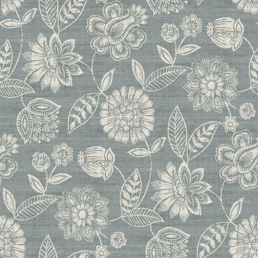 Edmund Bell Knightsbridge Mist Fire Retardant Curtains