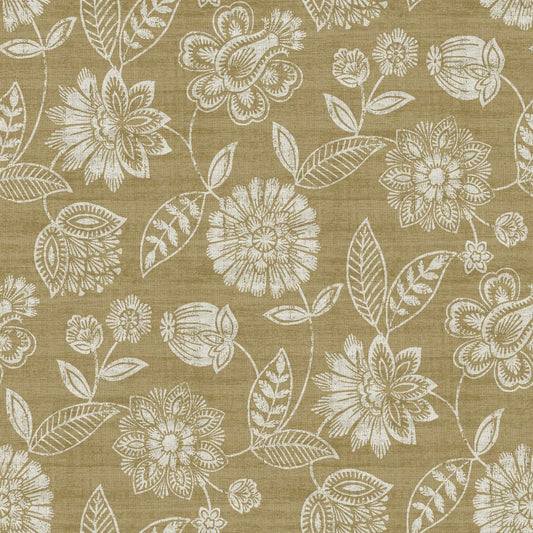 Edmund Bell Knightsbridge Ochre Fire Retardant Curtains