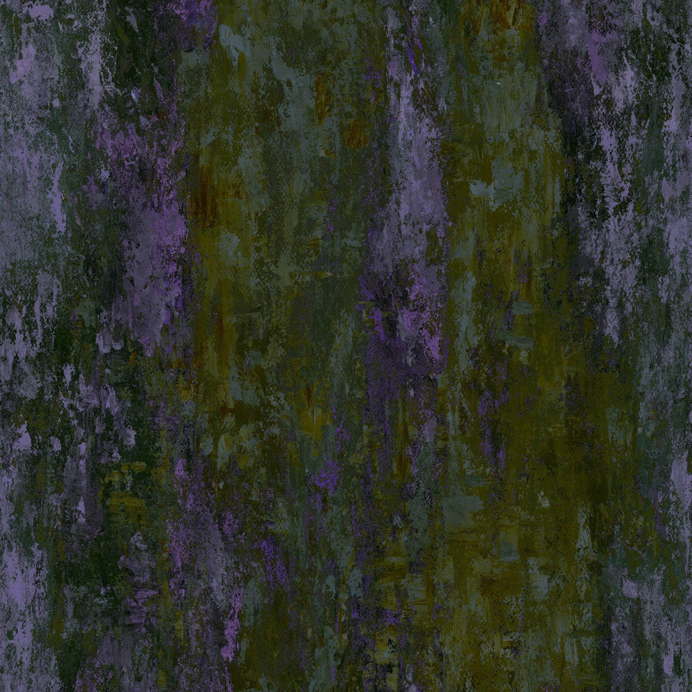Mallion & Knowles Alabaster Purple/Sage Fire Retardant Curtains