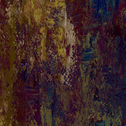 Mallion & Knowles Alabaster Red/Gold Fire Retardant Curtains texture detail