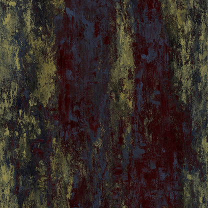 Mallion & Knowles Alabaster Rust/Blue Fire Retardant Curtains