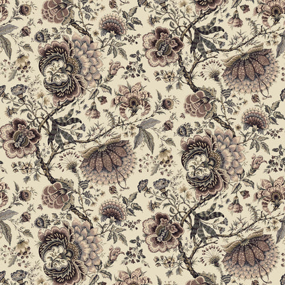 Mallion & Knowles Amritsar Antique Rose Fire Retardant Curtains