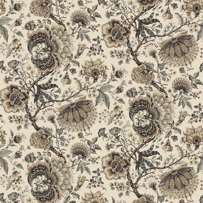 Mallion & Knowles Amritsar Beige Fire Retardant Curtains