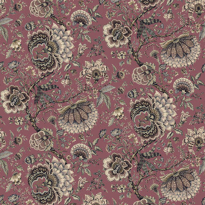 Mallion & Knowles Amritsar Blush Fire Retardant Curtains