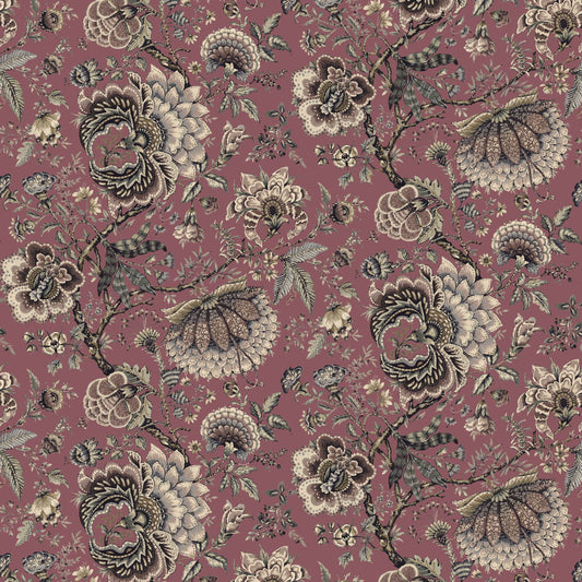 Mallion & Knowles Amritsar Blush Fire Retardant Curtains