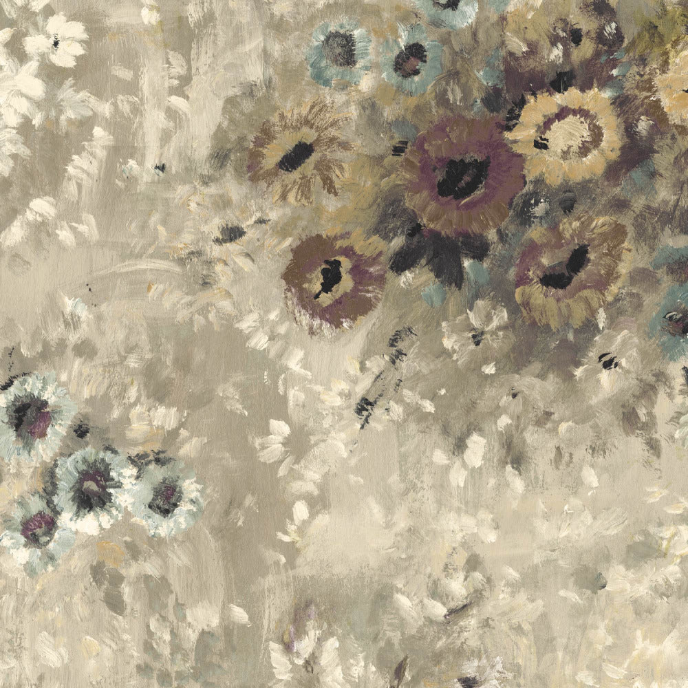 Mallion & Knowles April Amber/Beige Fire Retardant Curtains texture detail