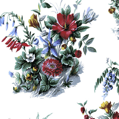 Mallion & Knowles Atelier Chintz Fire Retardant Curtains texture detail