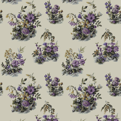 Mallion & Knowles Atelier Lilac Fire Retardant Curtains