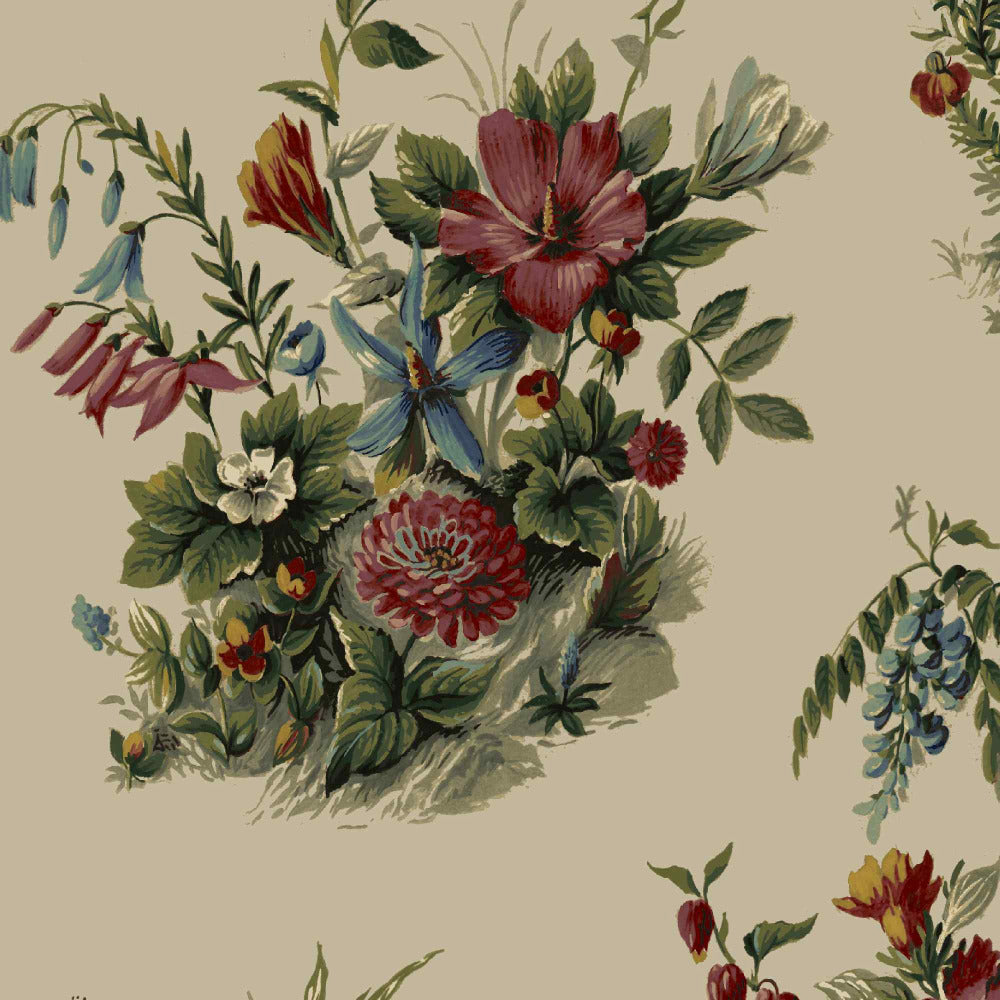 Mallion & Knowles Atelier Old Rose Fire Retardant Curtains texture detail