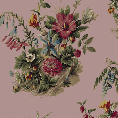 Mallion & Knowles Atelier Rose Fire Retardant Curtains texture detail