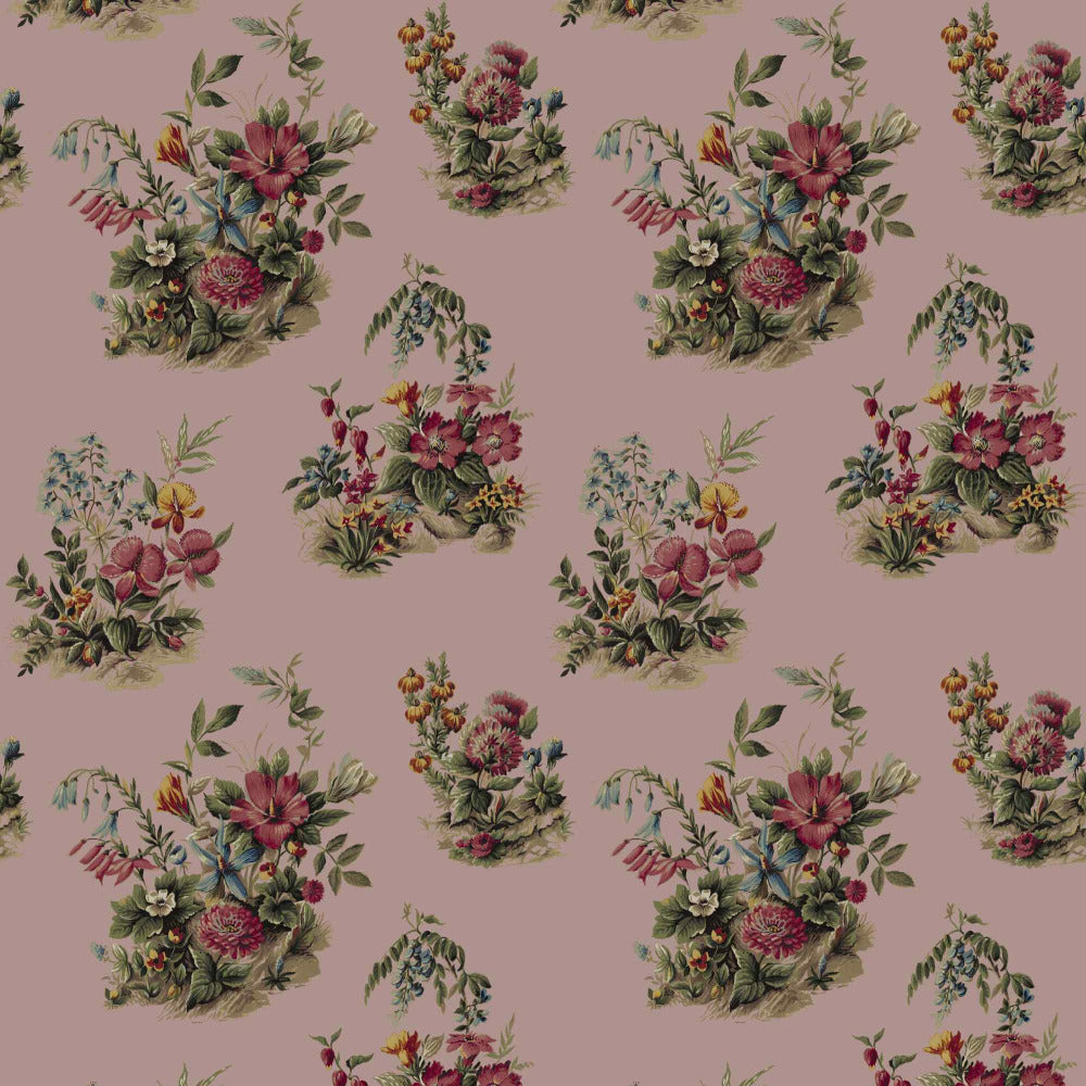 Mallion & Knowles Atelier Rose Fire Retardant Curtains