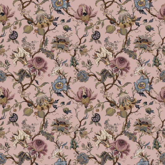 Mallion & Knowles Athena Blush Fire Retardant Curtains