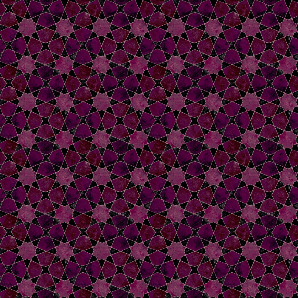 Mallion & Knowles Bazaar Ruby Fire Retardant Curtains