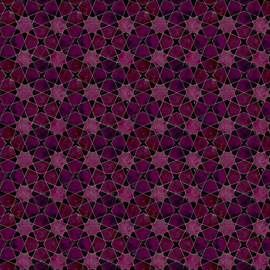 Mallion & Knowles Bazaar Ruby Fire Retardant Curtains