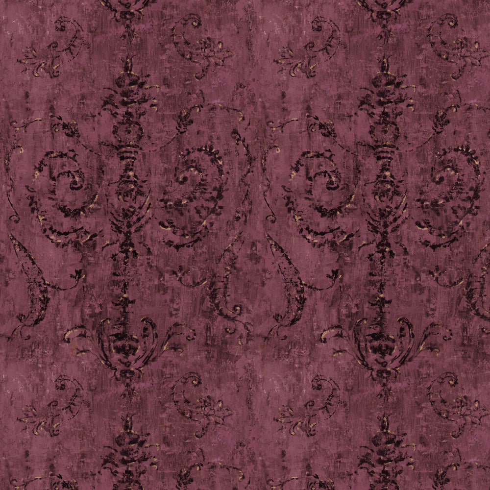 Mallion & Knowles Belgravia Crimson Fire Retardant Curtains