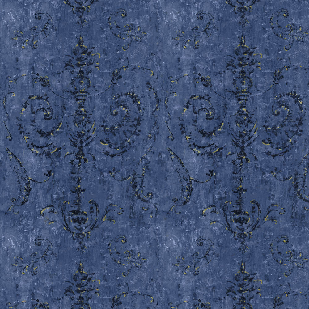 Mallion & Knowles Belgravia Denim Fire Retardant Curtains