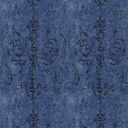 Mallion & Knowles Belgravia Denim Fire Retardant Curtains