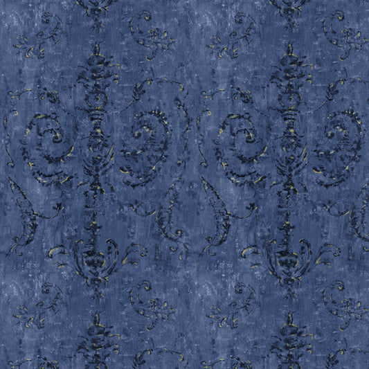 Mallion & Knowles Belgravia Denim Fire Retardant Curtains