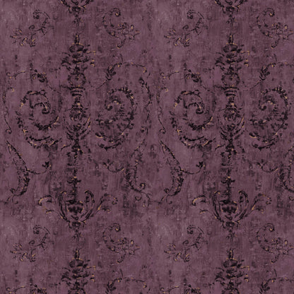 Mallion & Knowles Belgravia Plum Fire Retardant Curtains