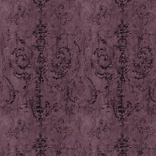 Mallion & Knowles Belgravia Plum Fire Retardant Curtains