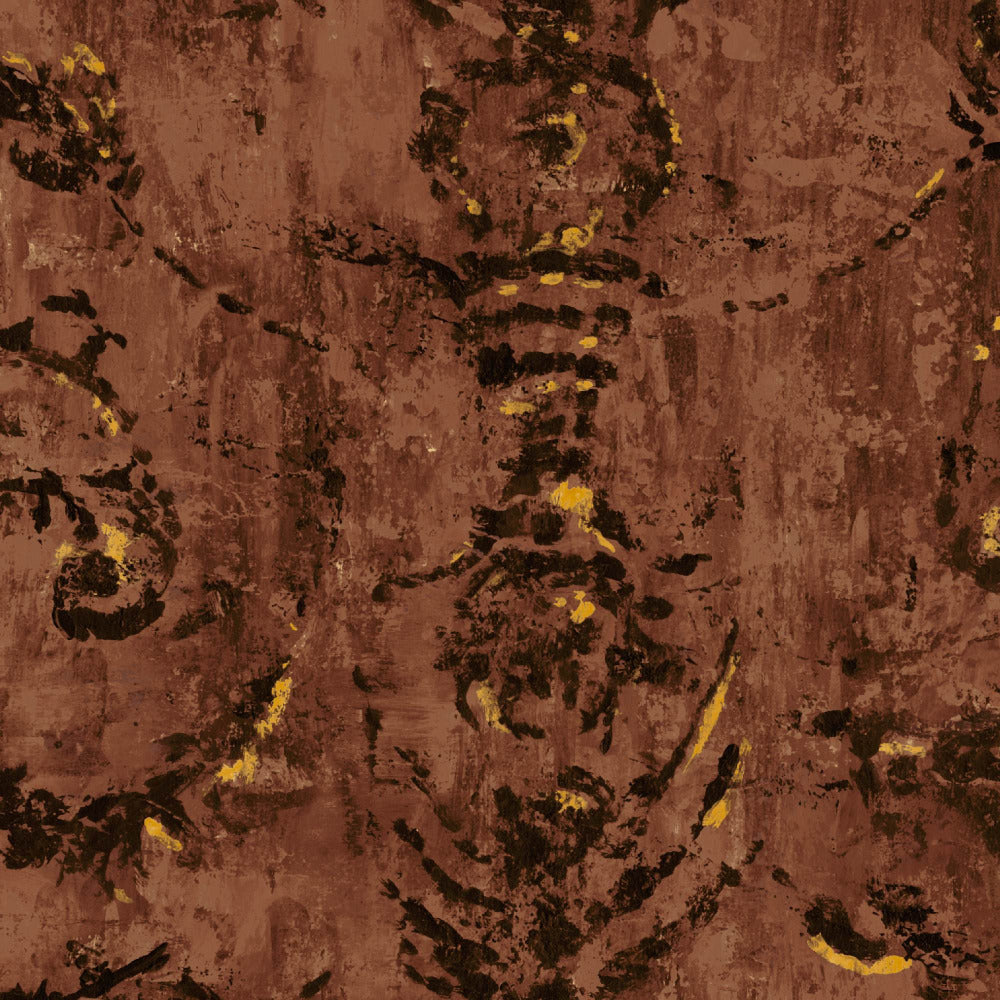 Mallion & Knowles Belgravia Rustic Fire Retardant Curtains texture detail