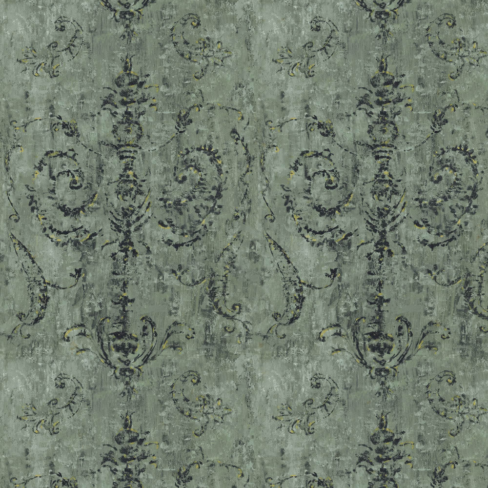 Mallion & Knowles Belgravia Sage Fire Retardant Curtains