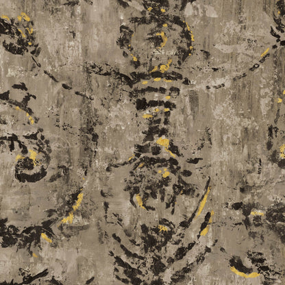 Mallion & Knowles Belgravia Sandstone Fire Retardant Curtains texture detail
