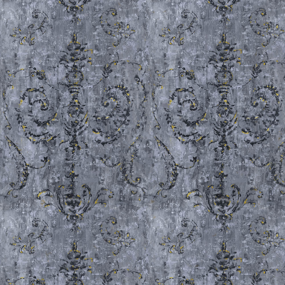 Mallion & Knowles Belgravia Silver Fire Retardant Curtains