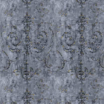 Mallion & Knowles Belgravia Silver Fire Retardant Curtains
