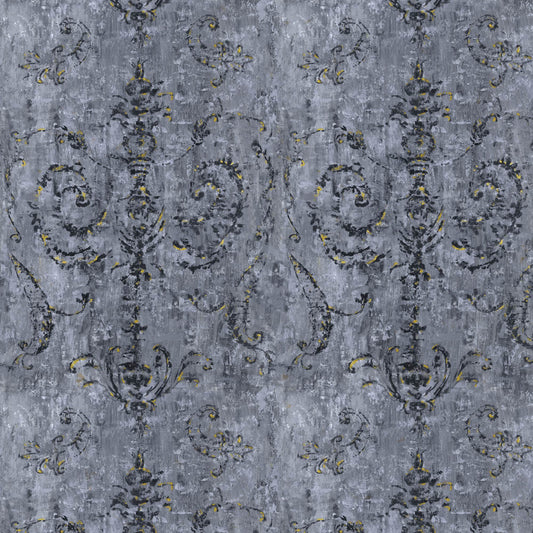 Mallion & Knowles Belgravia Silver Fire Retardant Curtains