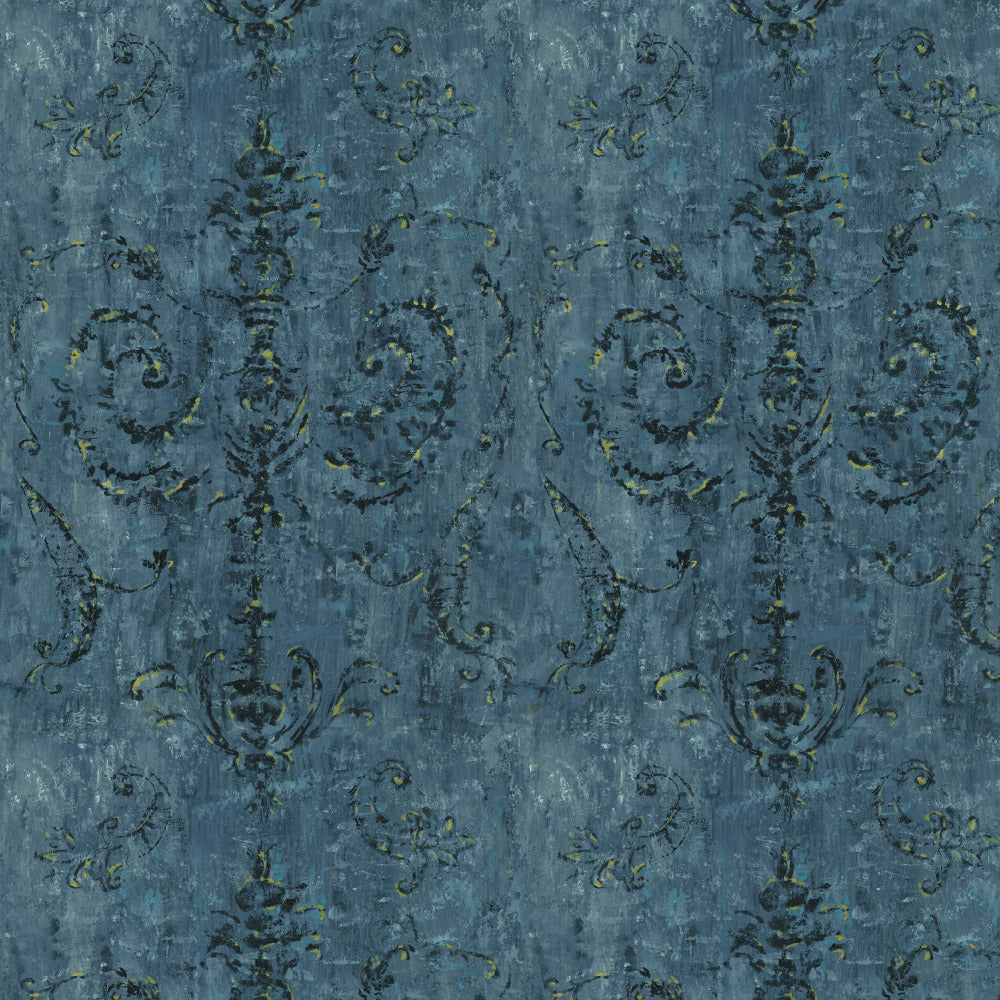 Mallion & Knowles Belgravia Teal Fire Retardant Curtains